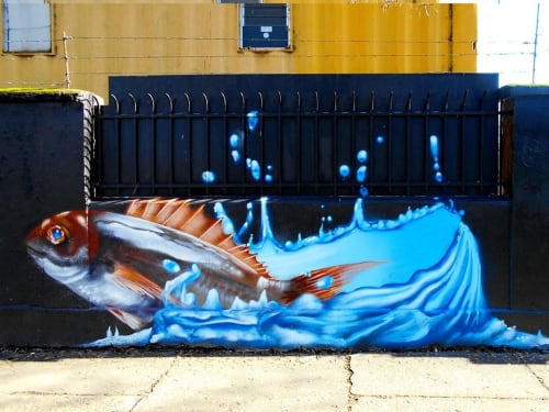 Fish | Street Murals by Adrian