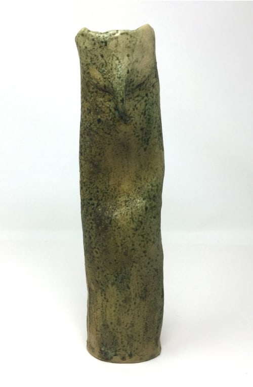 Mossy Owl | Vases & Vessels by Dina Bursztyn | Open Studio in Catskill