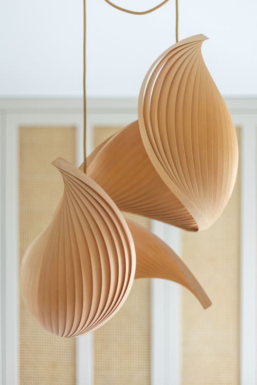 Wing bamboo | Pendants by Studio Vayehi