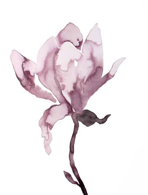 Magnolia No. 64 : Original Ink Painting | Paintings by Elizabeth Becker