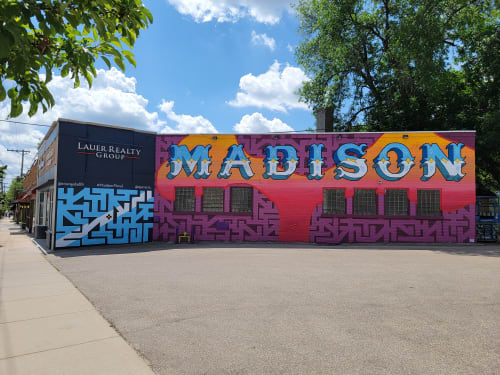 Madison Mural | Street Murals by Liubov Szwako Triangulador