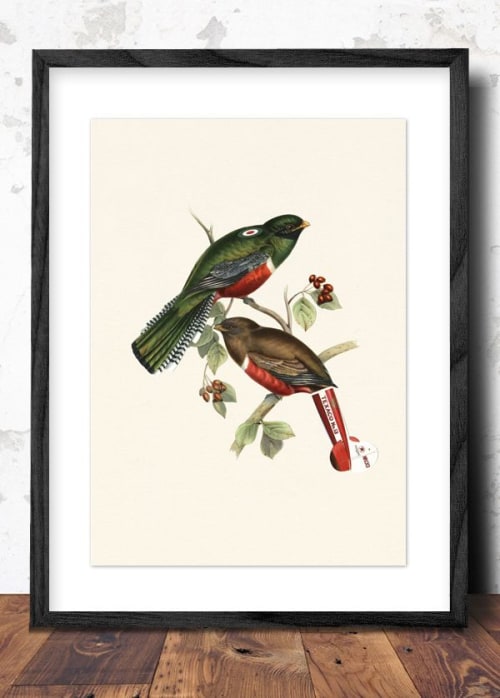 Aerofauna III | Oil And Acrylic Painting in Paintings by Valero Doval