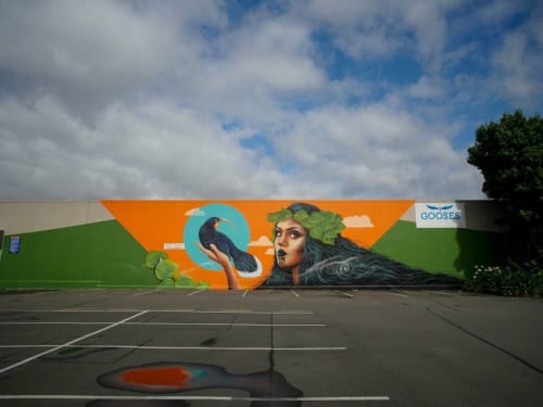 Mural | Street Murals by Dominic Fritsche | Gooses Screen Design in Christchurch