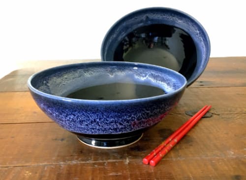 Two 'Winter Nights' Ceramic Bowls | Tableware by Robin Badger & Robert Chartier