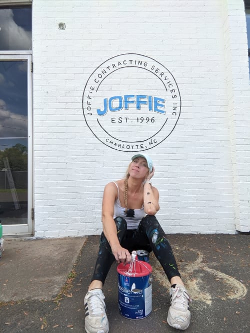 Joffie Contracting Service | Street Murals by Girls Who Paint Murals | Charlotte in Charlotte