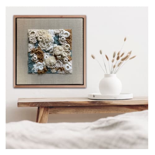 Abstract Ocean Fiber Art | Art & Wall Decor by Helen D Wilde - Ovo Bloom