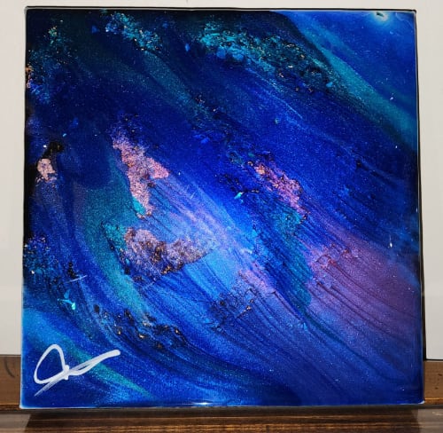 Swept Away | Mixed Media in Paintings by Jenny Gaulter - Fantasy Stone Creations