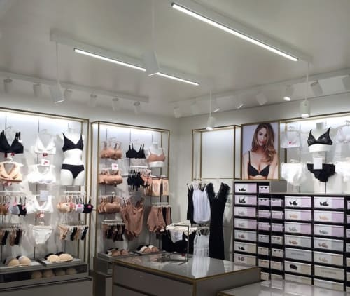 YAMAMAY FLAGSHIP STORE | Lighting by Voltaire Lighting Design | Yamamay in Industrial area of Pile, L'Aquila