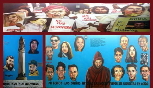 Desaparecidos U de G | Murals by JUPITERFAB | CUCEA - Universidad De Guadalajara in Zapopan