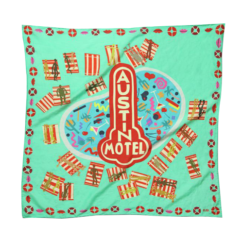 Bandana design | Apparel in Apparel & Accessories by Paige Russell, ELOI | Austin Motel in Austin