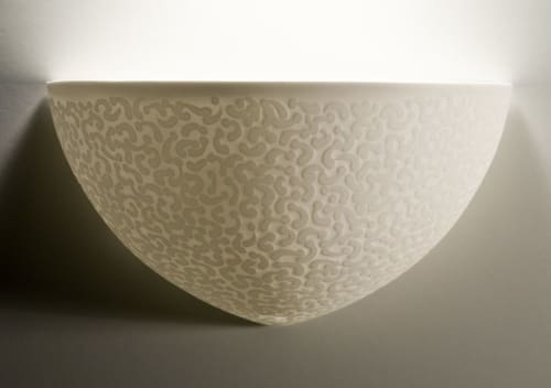 Coral ‘Veil’ Wall light | Sconces by Sasha Wardell