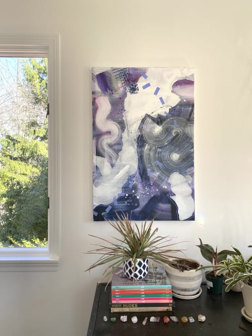 Abstract mixed media on canvas | Paintings by Neon Dunes by Lily Keller