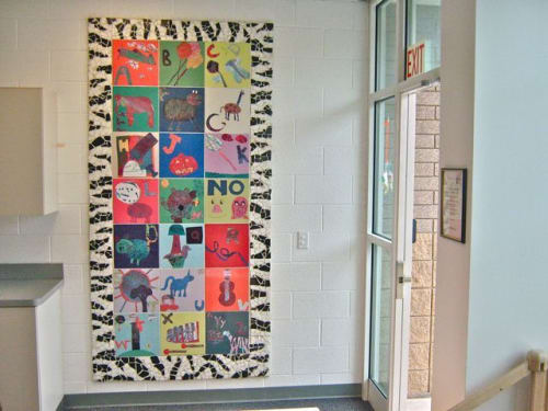 Printed Tile Mural | Murals by Roger Whiting | Viewmont Elementary School in Murray