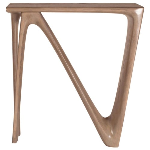 Amorph Astra Console Table Solid Ashwood with Gray Oak Stain | Tables by Amorph
