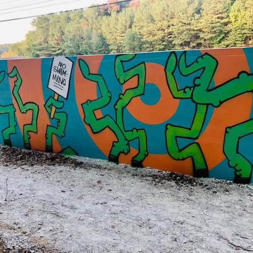 Outdoor Tentacle Mural | Street Murals by Ryan Frizzell (The Rhinovirus)