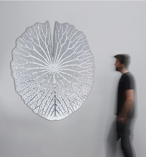 NELUMBIUM WHITE wall decoration | Wall Sculpture in Wall Hangings by Julia Gorbunova