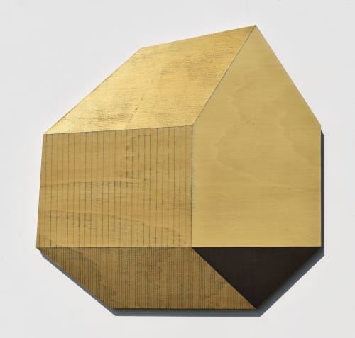 Safekeeping (gold) 2 | Wall Hangings by Susan Laughton Artist