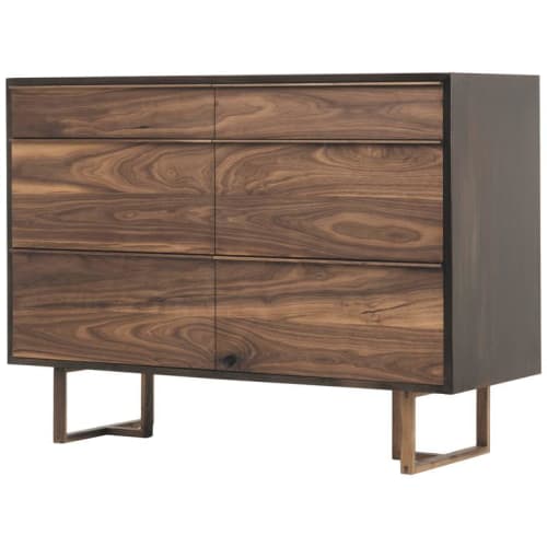 Walnut Steel Dresser | Furniture by Foundrywood by Mats Christeen