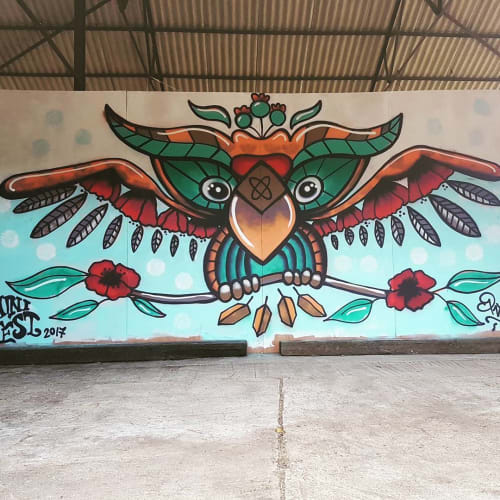 Bird Mural | Street Murals by Pixie London