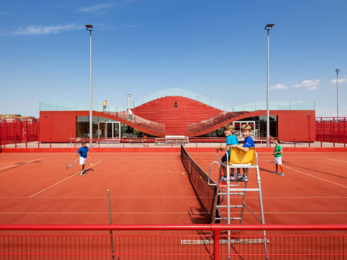 The Couch | Architecture by MVRDV | Tennisclub IJburg in Amsterdam