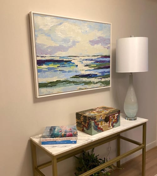 Private Home, Houston, Texas | Paintings by Sarah Caton Wynne