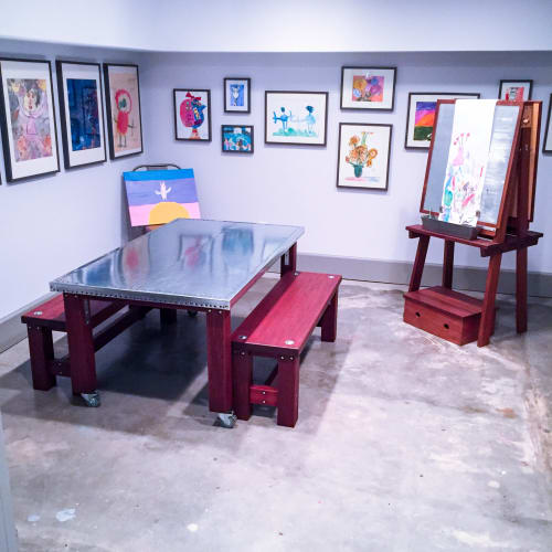 Children’s art room furniture set | Tables by American Revolution Design | Private Residence - Fairfield, CT in Fairfield