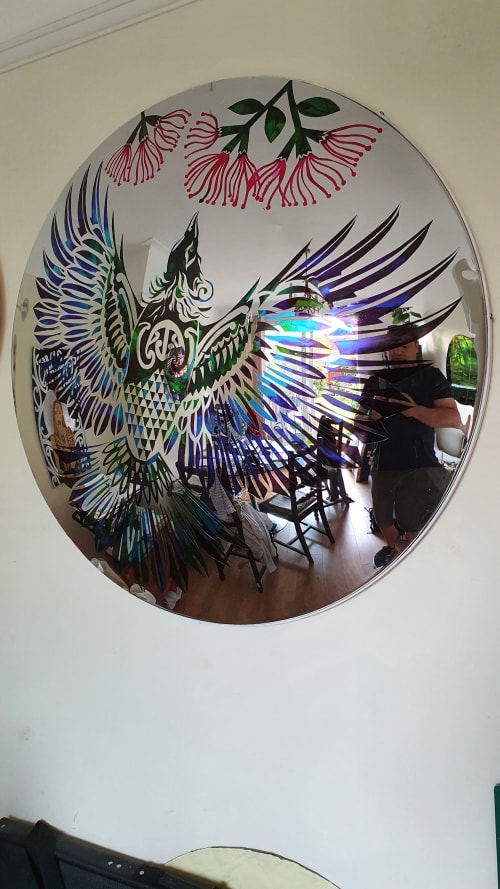 My new series of Convex mirror paintings 1 of 3 | Watercolor Painting in Paintings by Frederick Worrell Art and Design