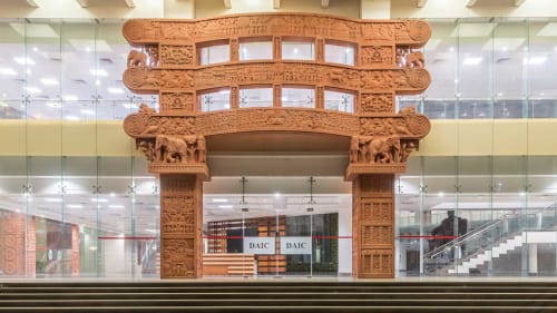 Lattice Panel | Sculptures by Anoma | Dr Ambedkar International Centre in New Delhi