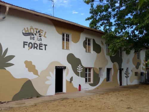 Pavillon de la Forêt | Murals by Steven Burke