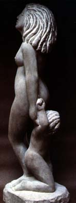 Mother and Child | Sculptures by Jim Sardonis