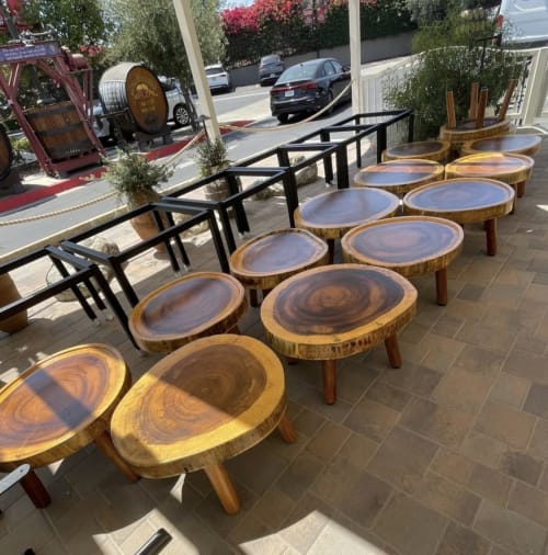Deep Dish Round Table | Coffee Table in Tables by Bent Studio | San Antonio Winery in Los Angeles