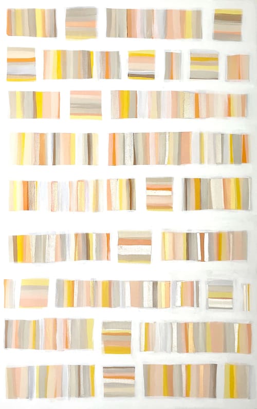 SOLD - 'SUN AND MARiGOLDS' original painting by Linnea Heide | Paintings by Linnea Heide contemporary fine art