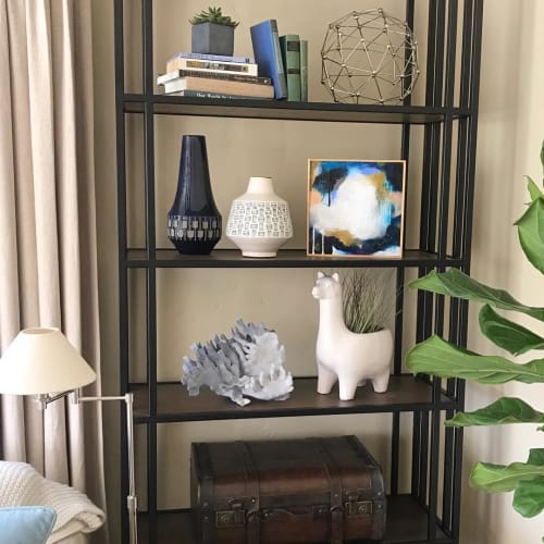 Where the City Meets the Sea | Oil And Acrylic Painting in Paintings by Jennifer McHugh