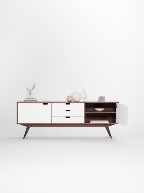 HEIM -Sideboard, credenza, dresser, commode - made of black | Storage by Mo Woodwork | Stalowa Wola in Stalowa Wola