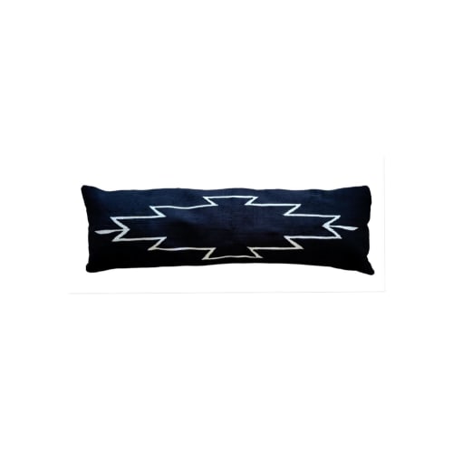 Zane Handwoven Extra Long Lumbar Pillow Cover | Cushion in Pillows by Mumo Toronto Inc
