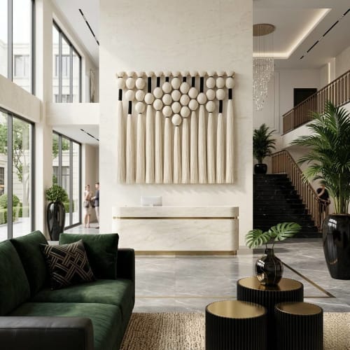 NOMA No.1 Modern Macrame Wall Hanging & Fiber Art | Wall Hangings by Puvor