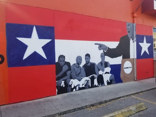 Pop For President | Street Murals by Albert Gonzales | Carmelita's in San Antonio
