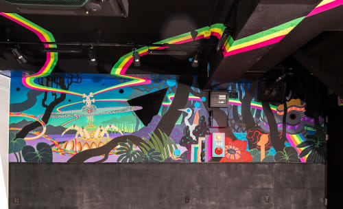 KA International, Space Garden Mural Project | Murals by Yuki Nishimura