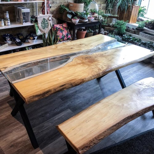 River Table | Tables by Live Edge Forest | Grow & Bloom Co. in London