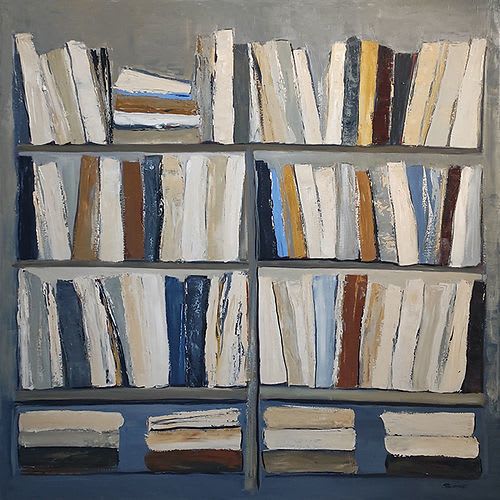 Literary harmony / Harmonie litteraire | Oil And Acrylic Painting in Paintings by Sophie DUMONT