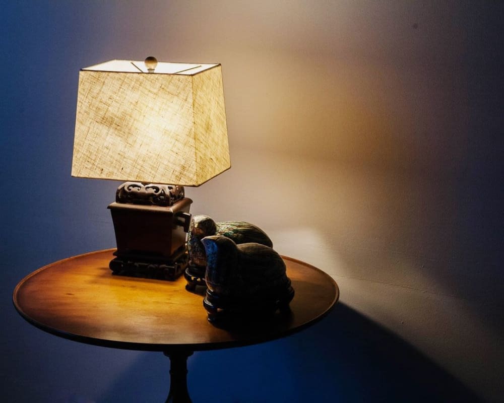 Yoru Brass Incense Burner Table Lamp by Lawrence & Scott at Lawrence & Scott, Seattle Wescover