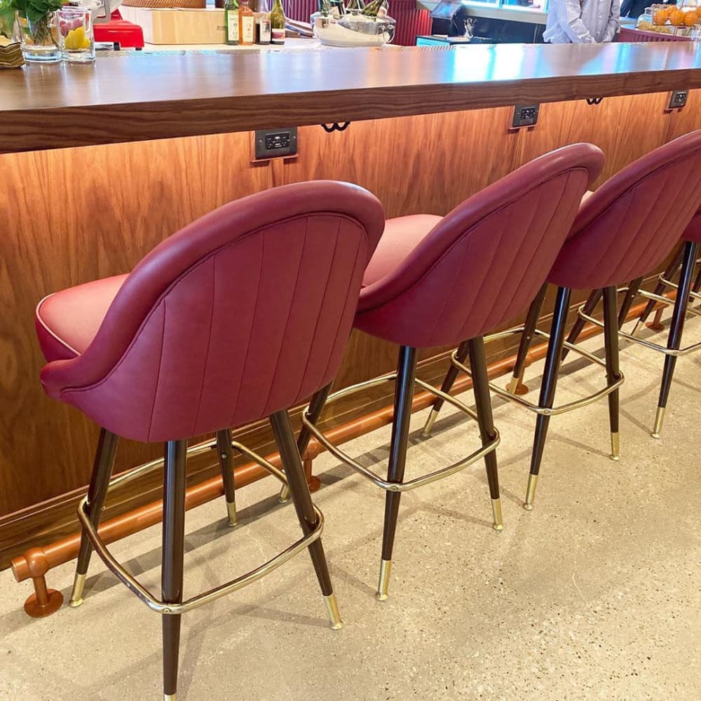 Channeled King Bar Stools - 2550 by Richardson Seating Corporation at ...