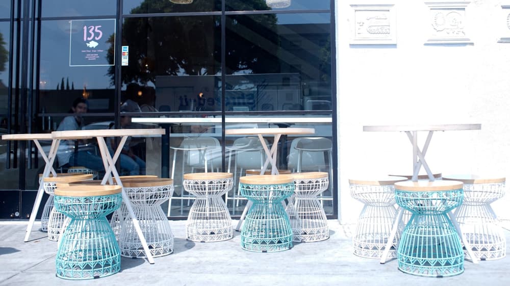 Sweet Stool by Bend Goods at Sweetfin Poké, Los Angeles, CA, Los ...