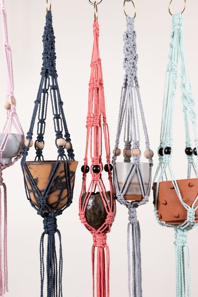 Mini Plant Hangers by Modern Macramé by Emily Katz Wescover Plants