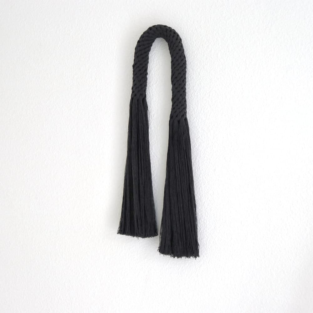 Knotted Rope Arch Wall hanging Aarya Charcoal by YASHI DESIGNS by