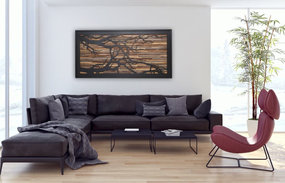 Tree Branch: wood & metal tree art by Craig Forget | Wescover Wall Hangings