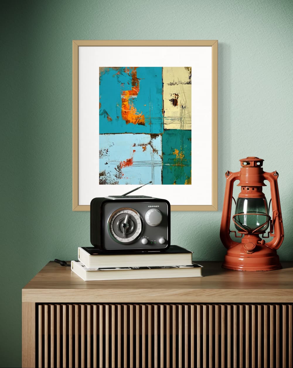 Scratching the Surface, Original acrylic on paper by JD Logan Fine