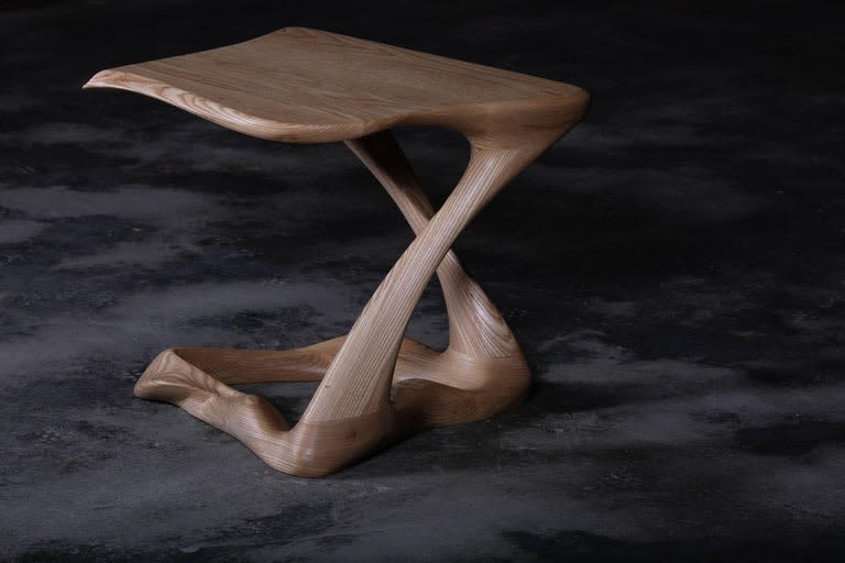 Amorph Tryst Side Table, Stained Natural by Amorph | Wescover Tables