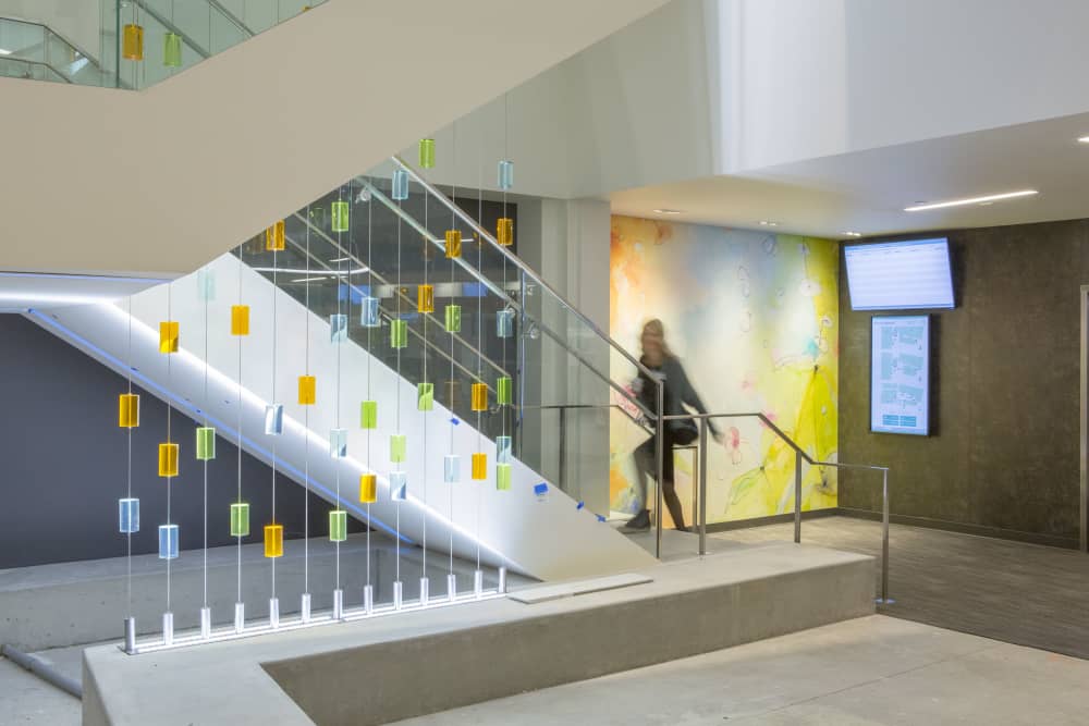 Healthcare Art Wall Design by Studio Art Direct at Kaiser Permanente