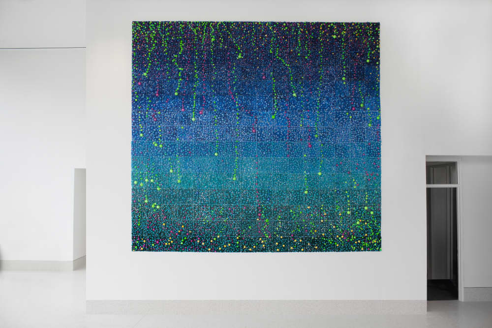 Blue Green Brainbow by Carson Fox Studio | Wescover Wall Hangings